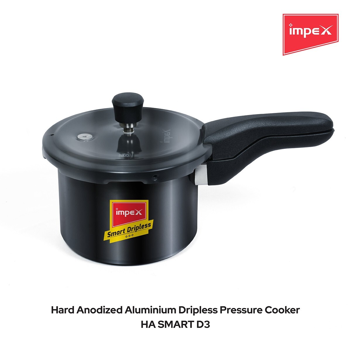 Impex Hard Anodised Dripless Pressure Cooker 2.5L HA3 SMART