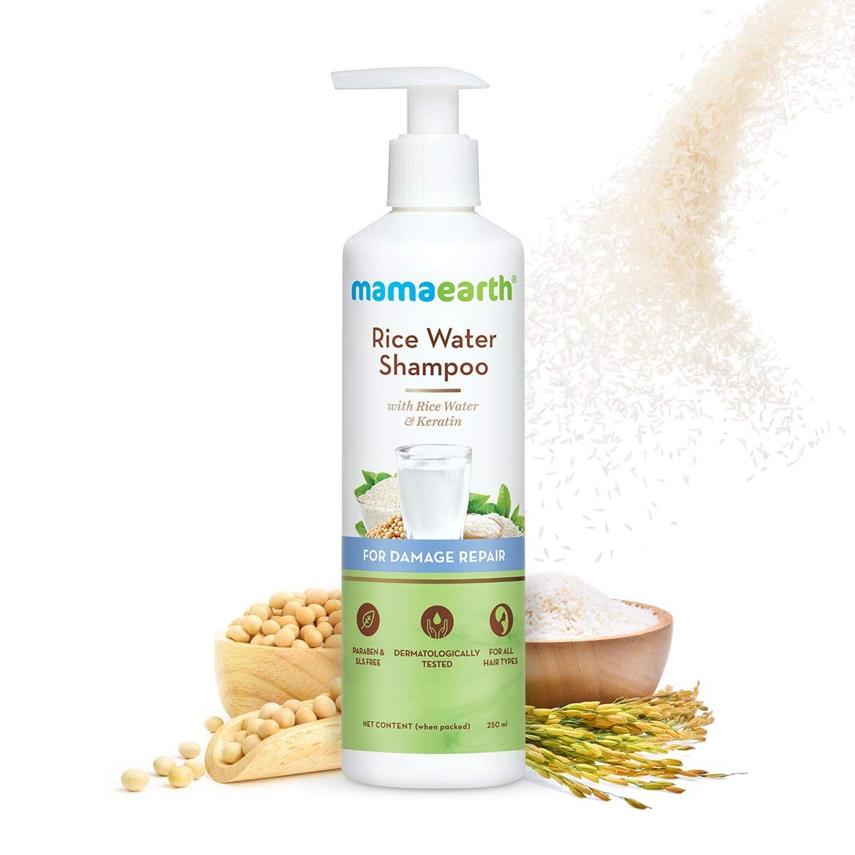 Mamaearth Shampoo Rice Water 250ml