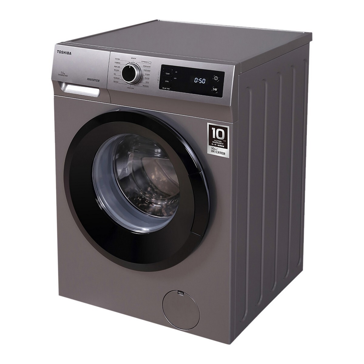 Toshiba Front Load Washing Machine TW-BJ85S2 7.5Kg Silver