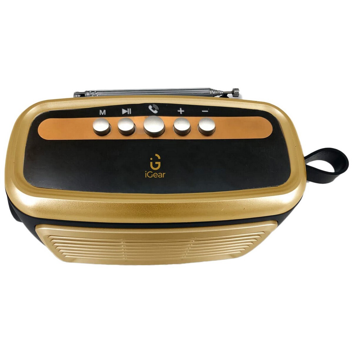 iGear Goldie 5 Watt Portable Bluetooth Speaker G-1145, Gold Black