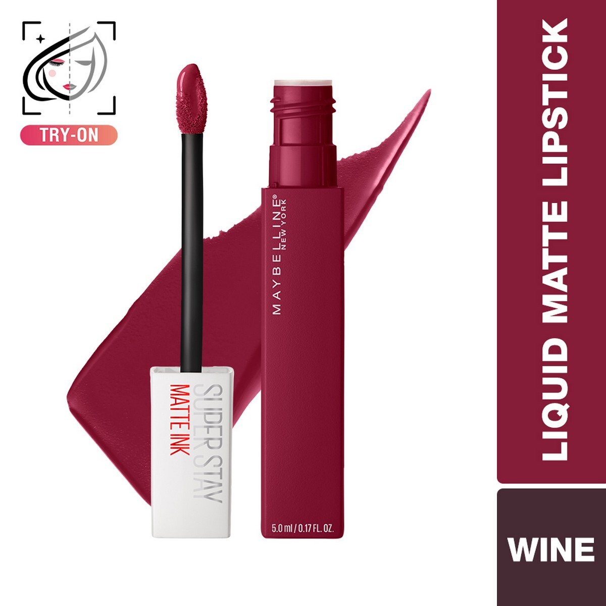 Maybelline New York Super Stay Matte Ink Liquid Lipstick, 115 Founder, 5g