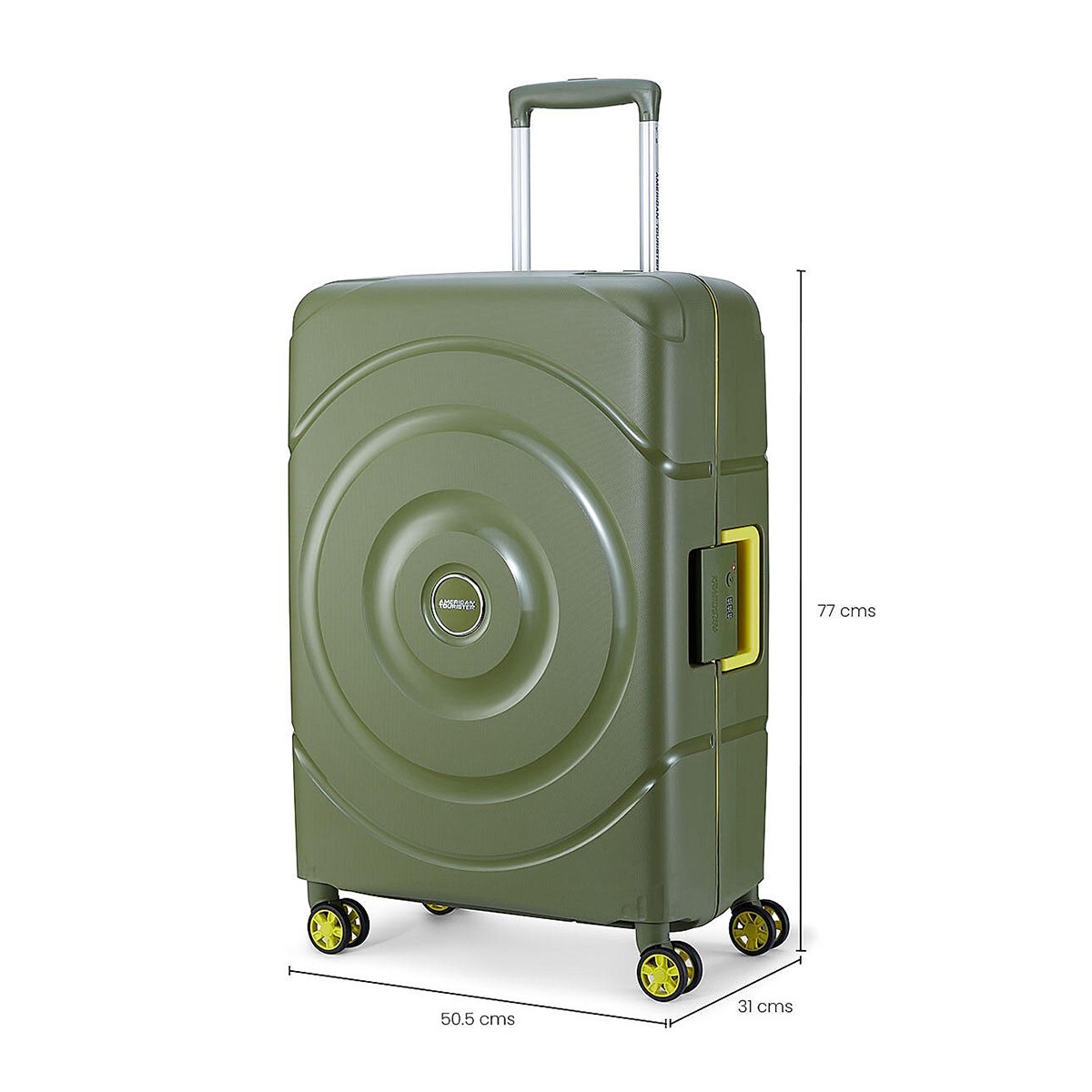 American Tourister Hard Spinner Circurity 78cm Olive-Green