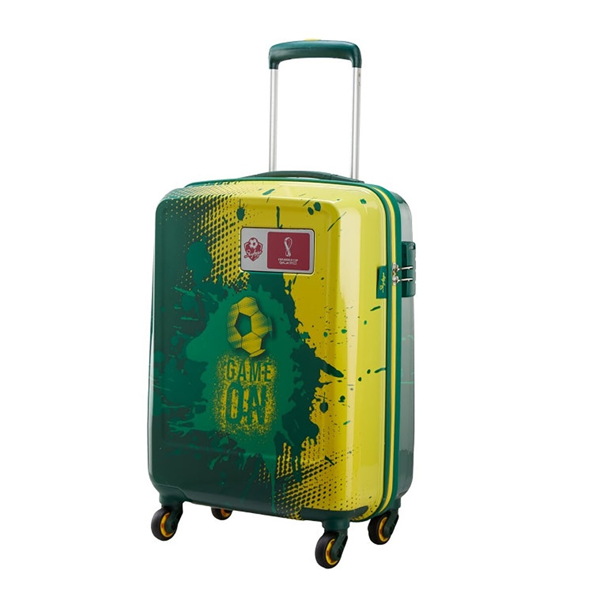 Skybags Hard Spinner Game On 68cm Green & Yellow