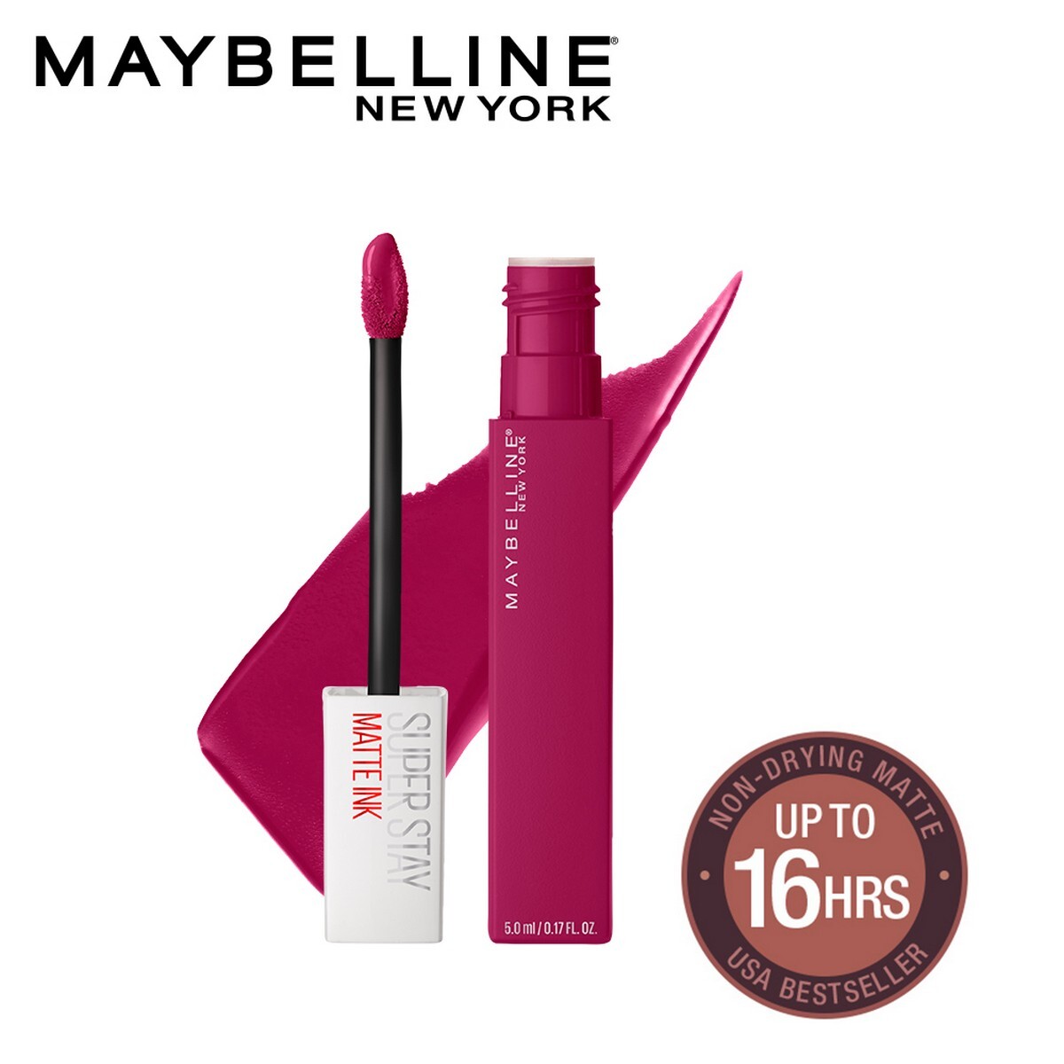 Maybelline New York Super Stay Matte Ink Liquid Lipstick, 120 Artist, 5g