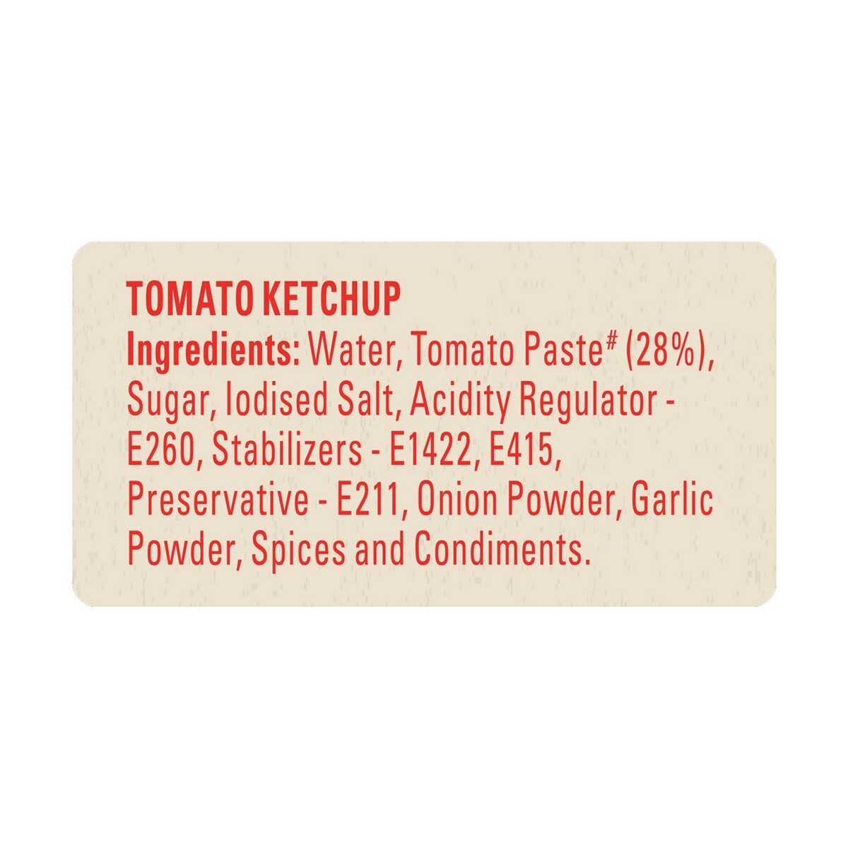 Kissan Fresh Tomato Ketchup Squeezy 450Gm