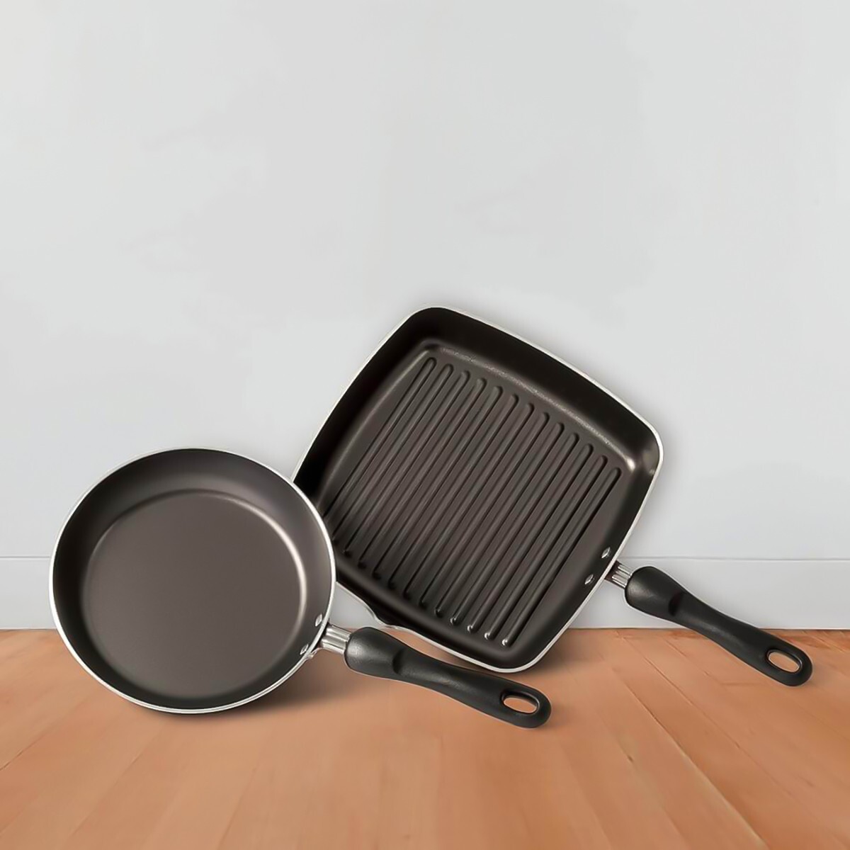 Meyer� Square Grill Pan + Open Frypan 20cm