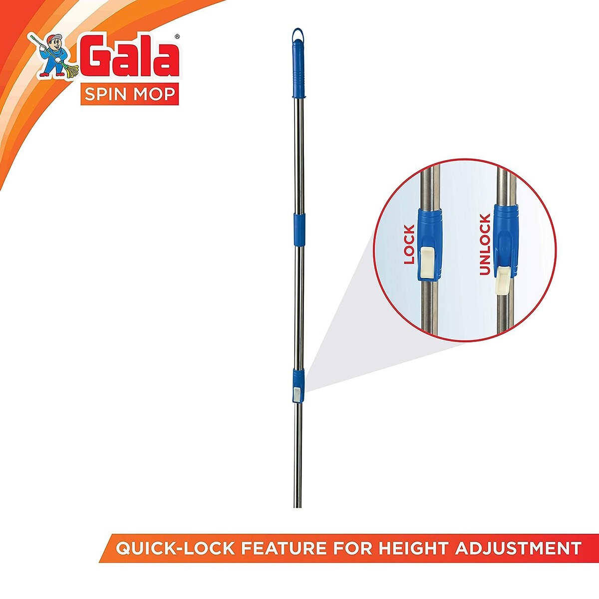 Gala Spin Mop Rod Spare