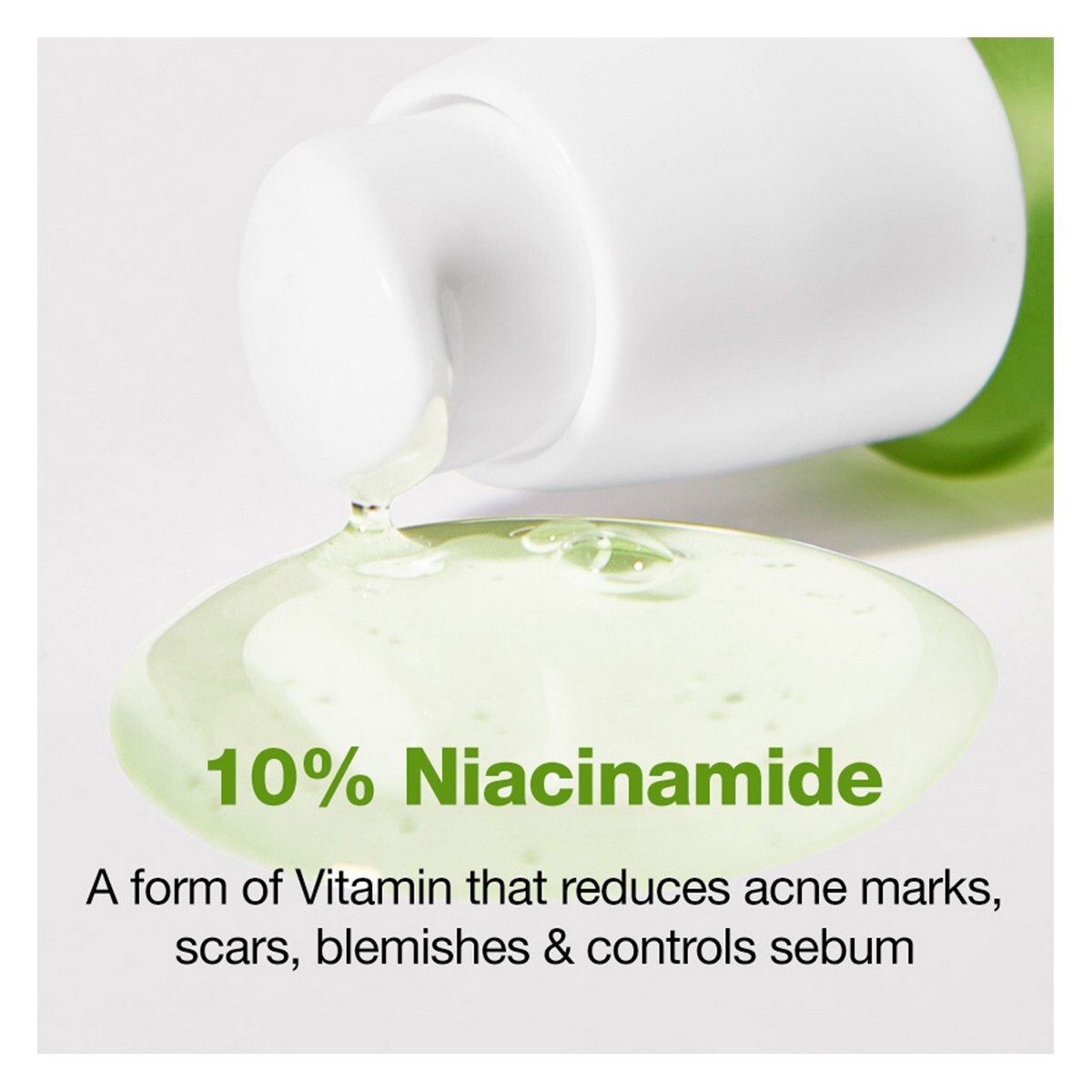mCaffeine Green Tea Face Serum with Niacinamide 10%