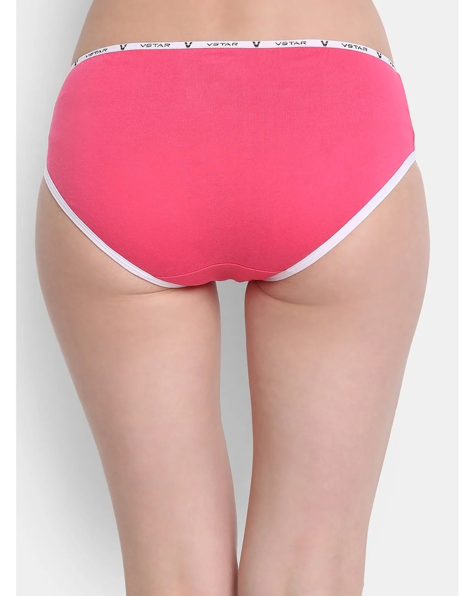 V-Star Ladies Solid Assorted Colour 3 Pieces set Panties Medium