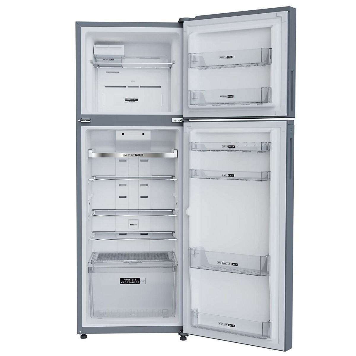 Whirlpool Refrigerator Frost Free Cnv 305 Illusia Steel 259L