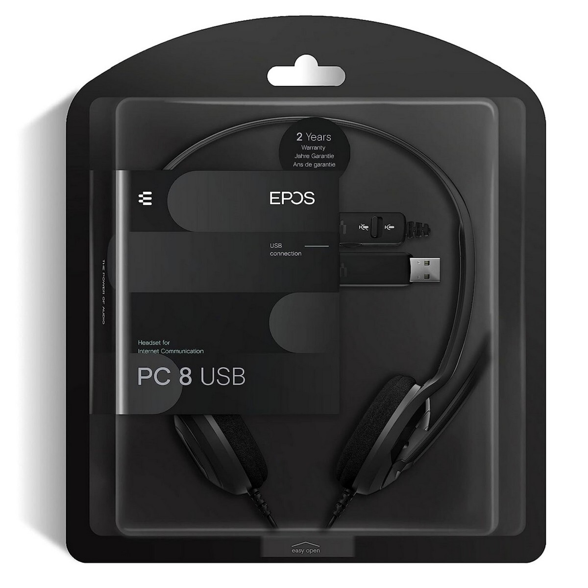 Epos Wired Headset PC8 Chat USB Headset