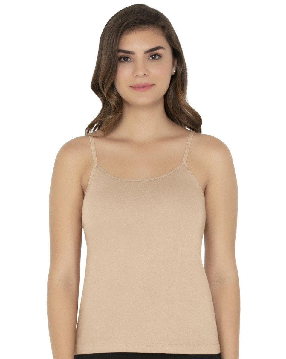 Amante Ladies Solid Nude Camisole Extra Large