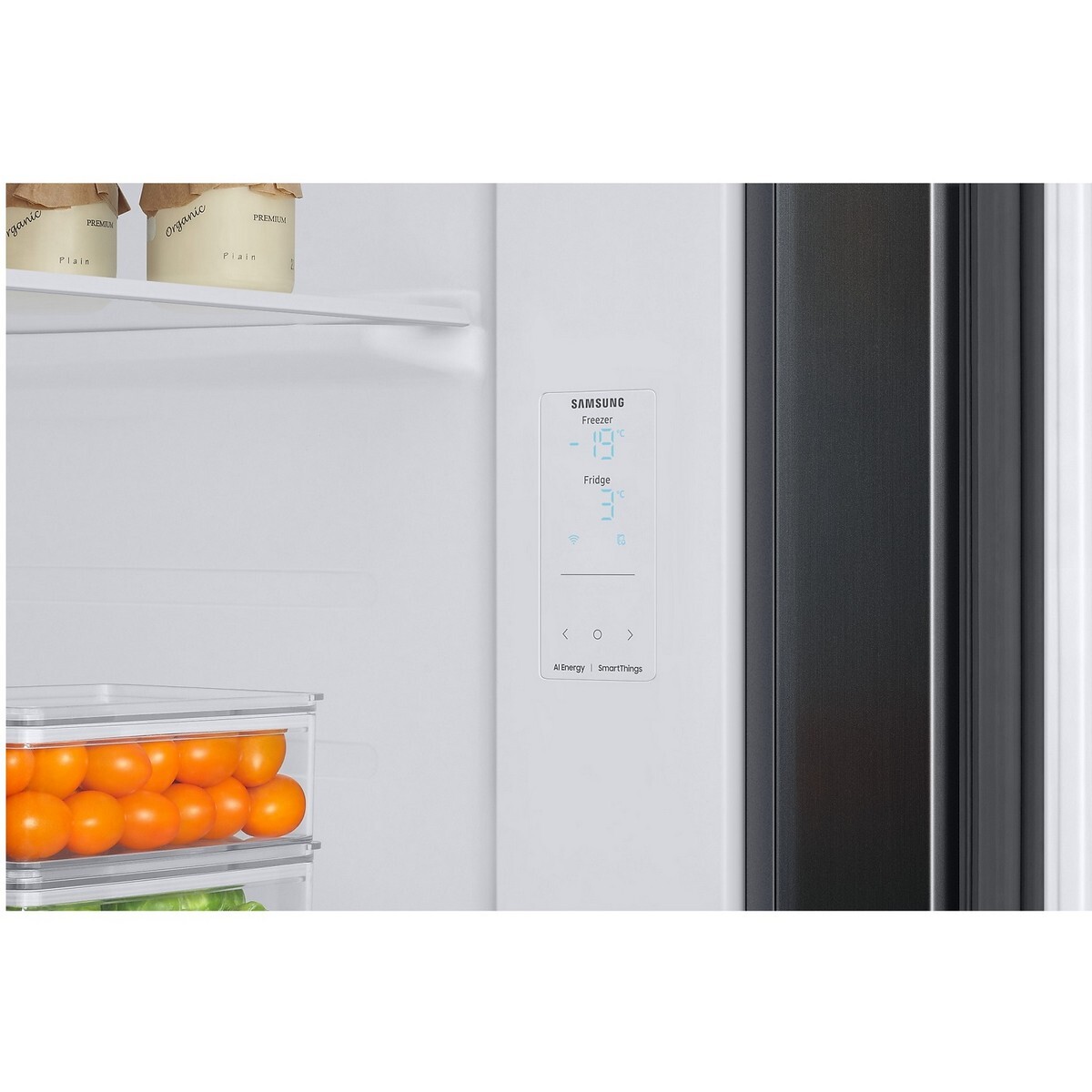 Samsung Convertible 5 in1 Side by Side Refrigerator RS76CG8115B1 653L