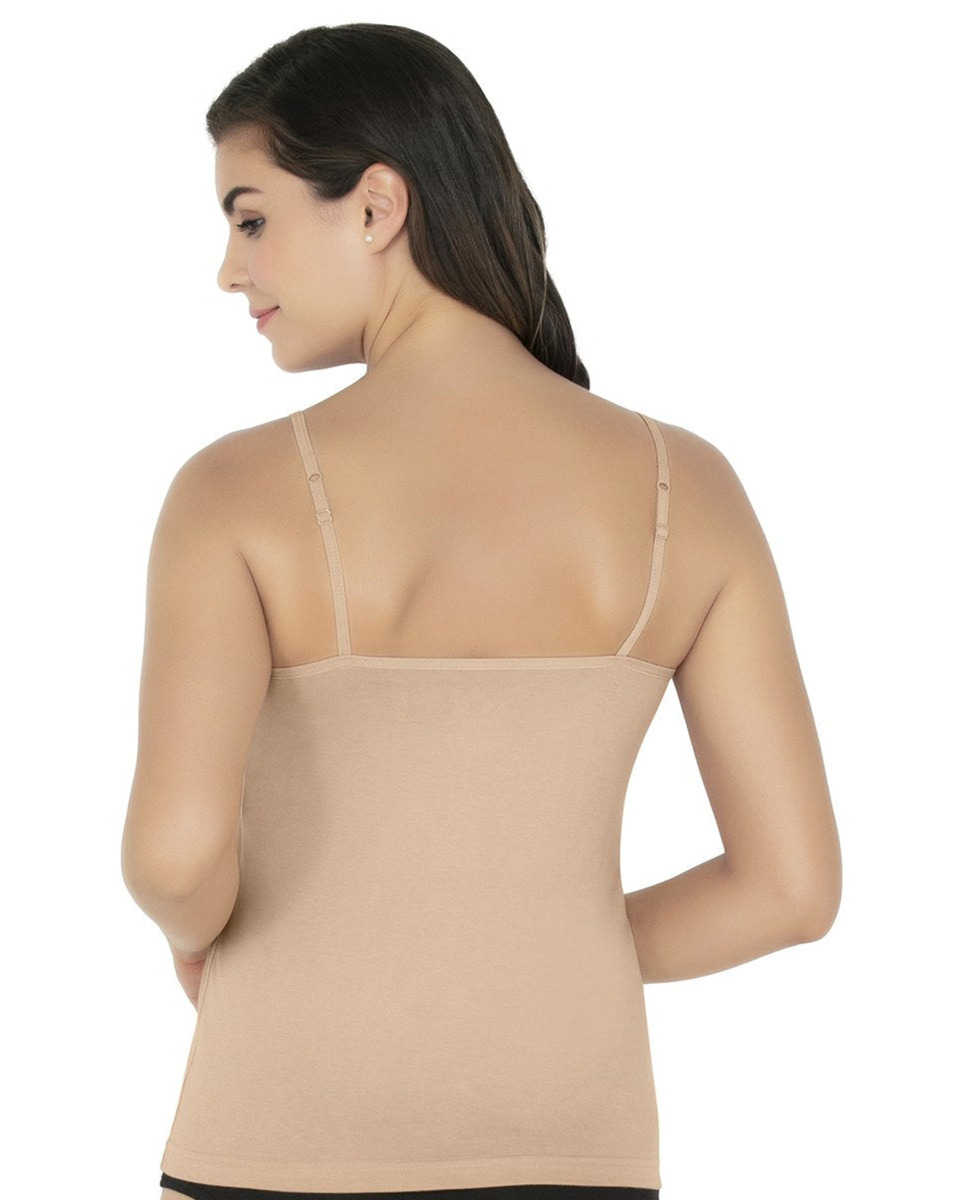 Amante Ladies Solid Nude Camisole Extra Large
