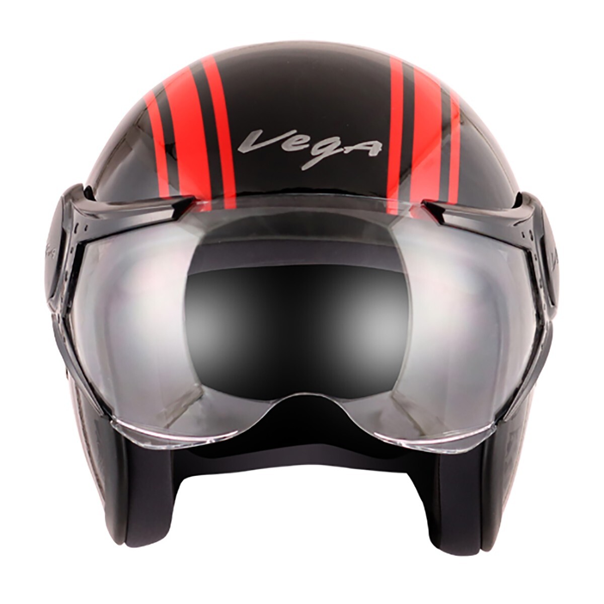 Vega Jet GR W/Visor Rid-Helmet-L
