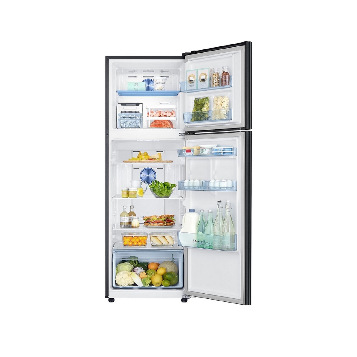 Samsung Convertible 5in1 Double Door Refrigerator RT37C4523SL 322L