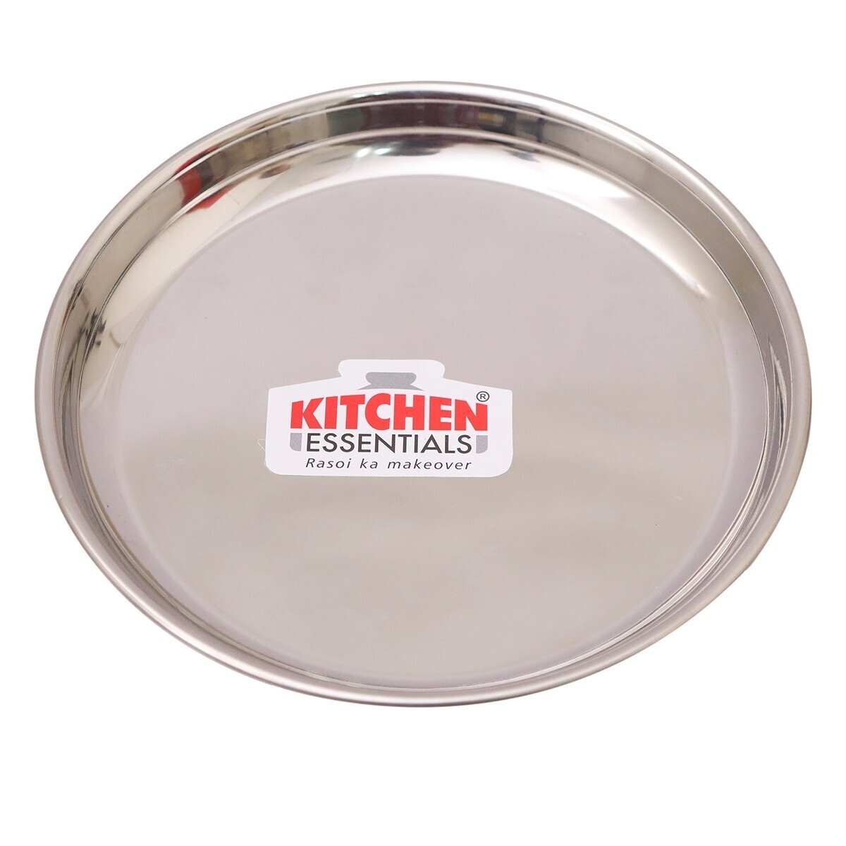 Kitchen Essential Baggy China Plate Stainless Steel 13"