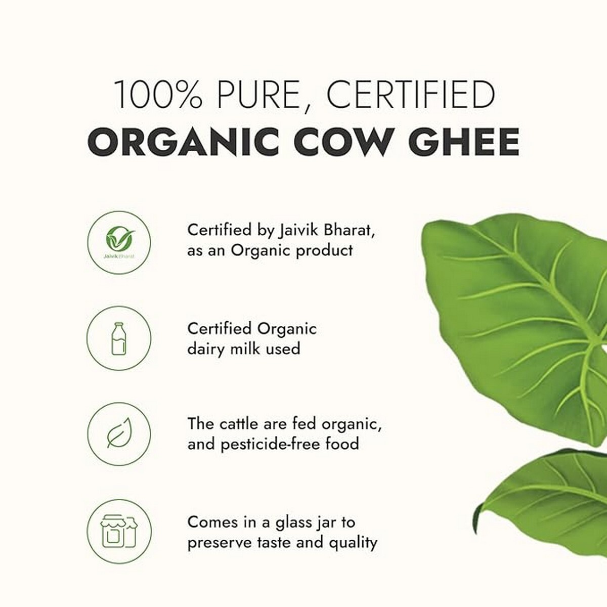 Kapiva Organic Cow Ghee 500Ml