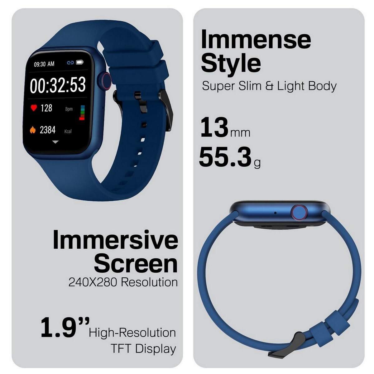 Promate XWatch-B19 Smart Watch Blue