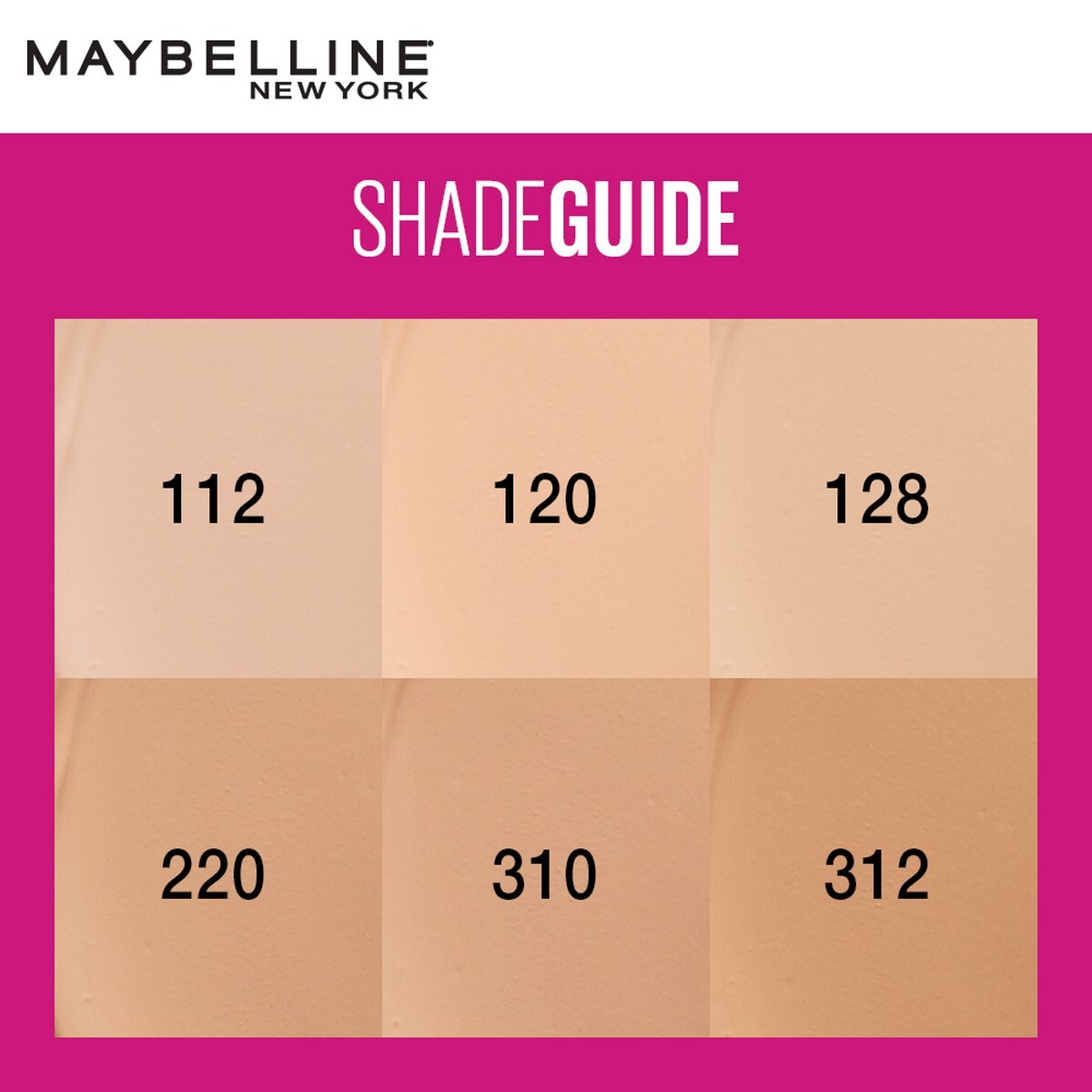 Maybelline New York Super Stay 24H Full Coverage Liquid Foundation - 312  Golden (30ml)
