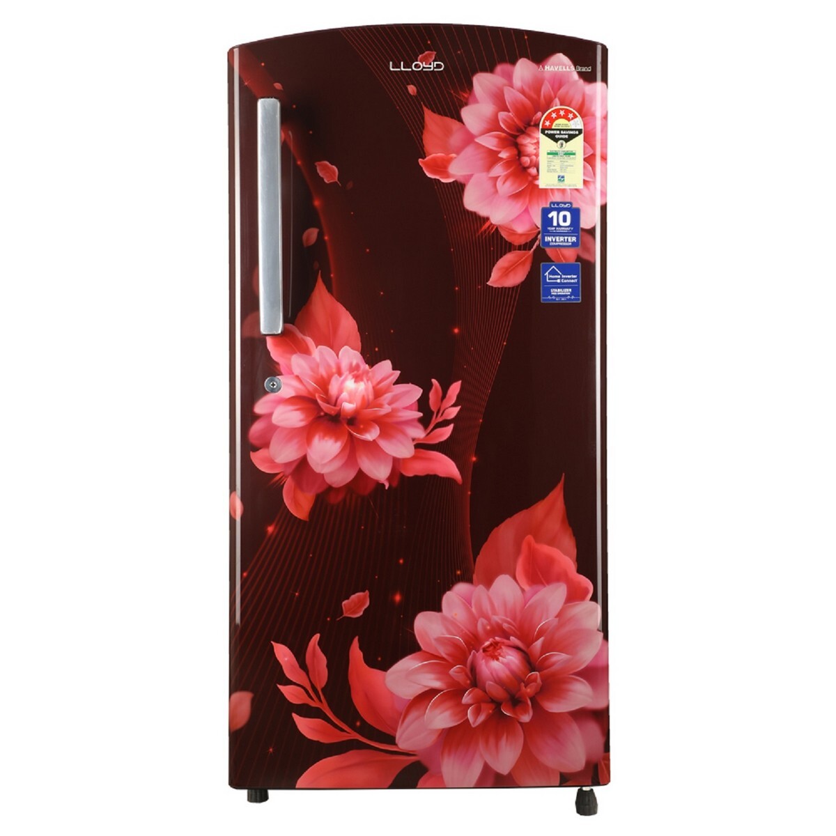 Lloyd Direct Cool Refrigerator GLDF214SBWT2PB 200L Begonia Wine