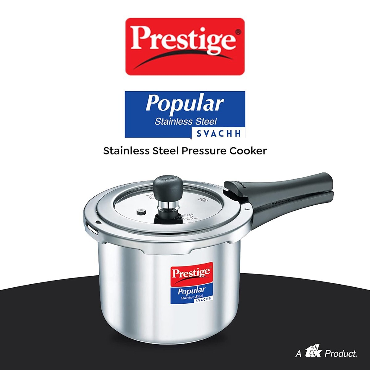 Prestige Svachh Stainless Steel Popular Pressure Cooker 3L