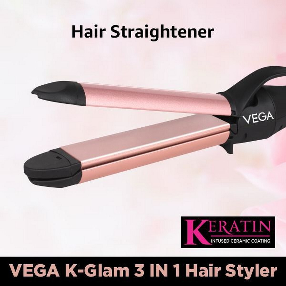 Vega K-Glam 3-in-1 Hair Styler-VHSCC-04