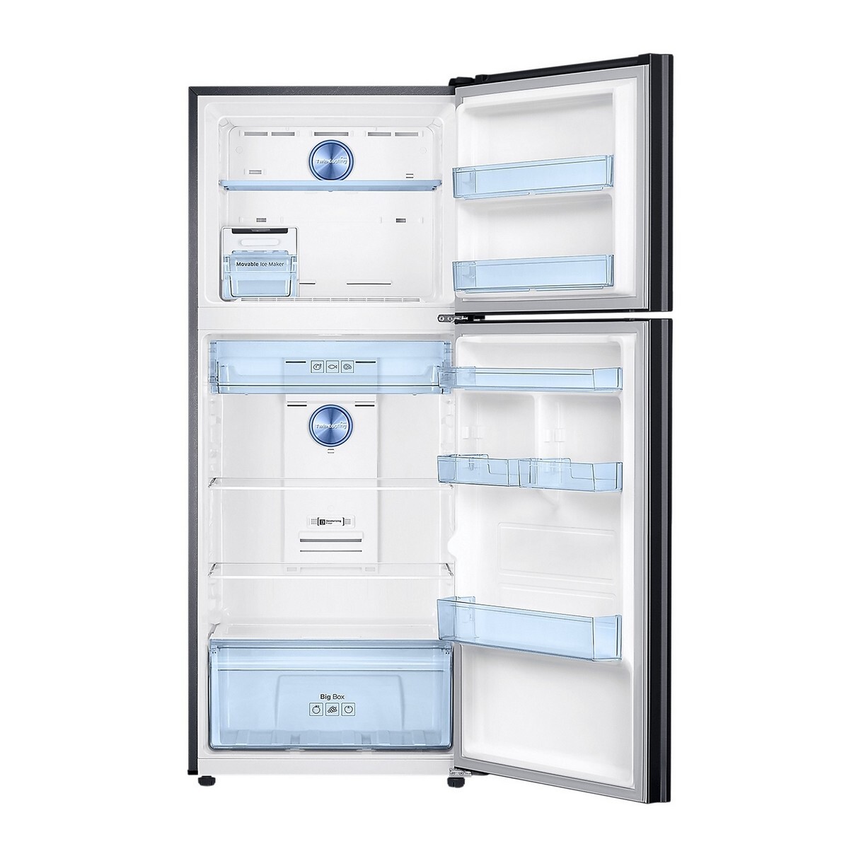 Samsung Twin Cooling Plus  Double Door Refrigerator RT39C5532BS 363L