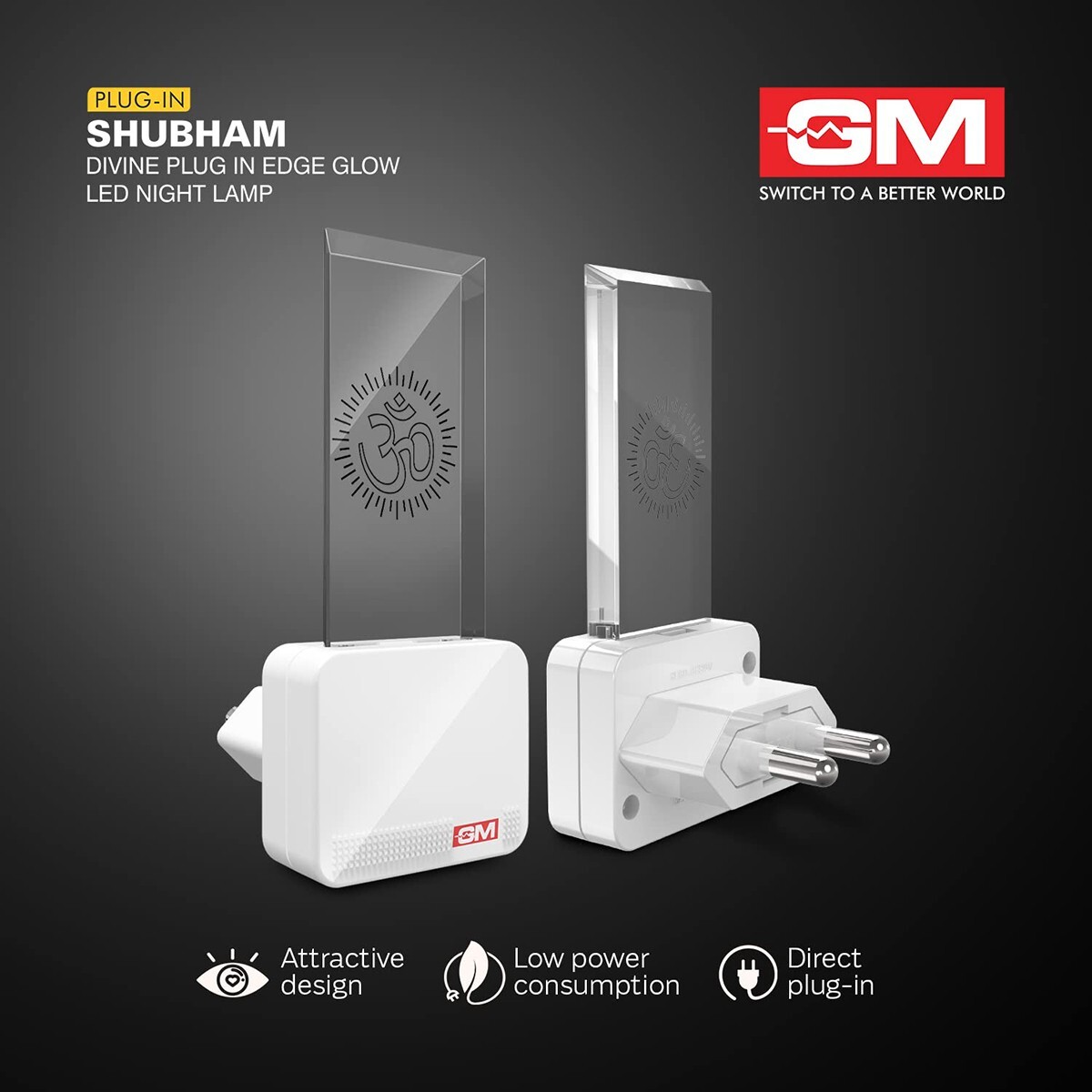 GM LED Night Lamp Subham Edge Glow-3081
