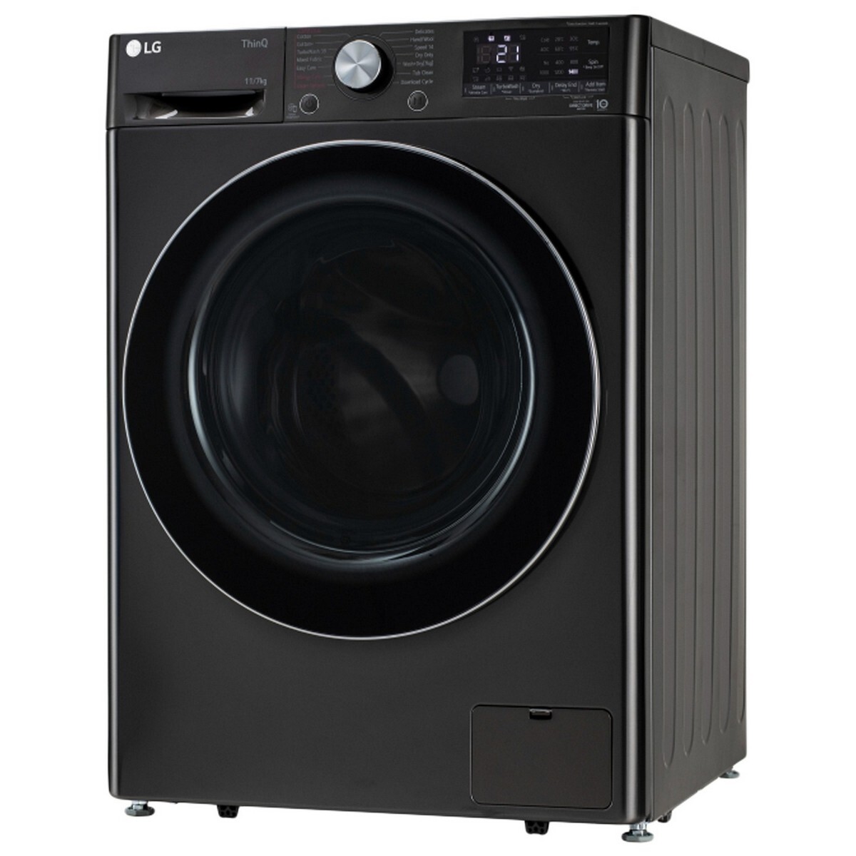 LG Fully Automatic Front Load Washer Dryer FHD1107STB 7 Kg Black VCM