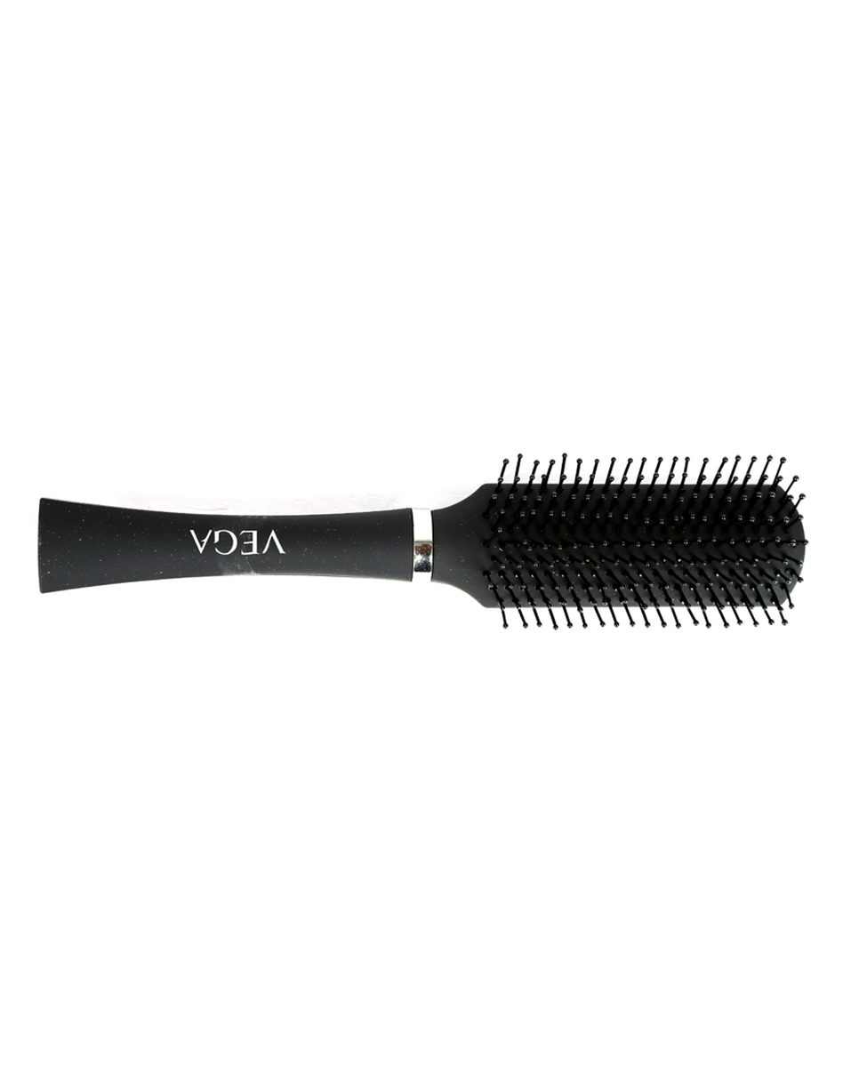 Vega Flat Hair Brush Black