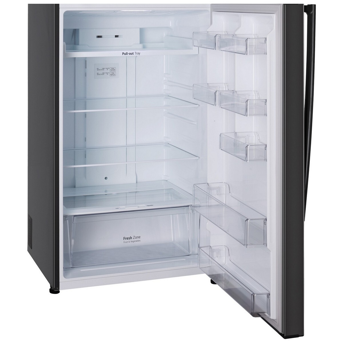 LG Frost Free Double Door Refrigerator GL-T502AESR 446L Ebony Sheen