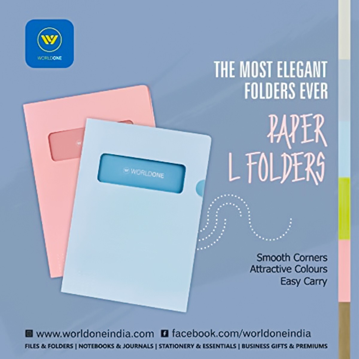 World One Paper L Folder A4-10LF021