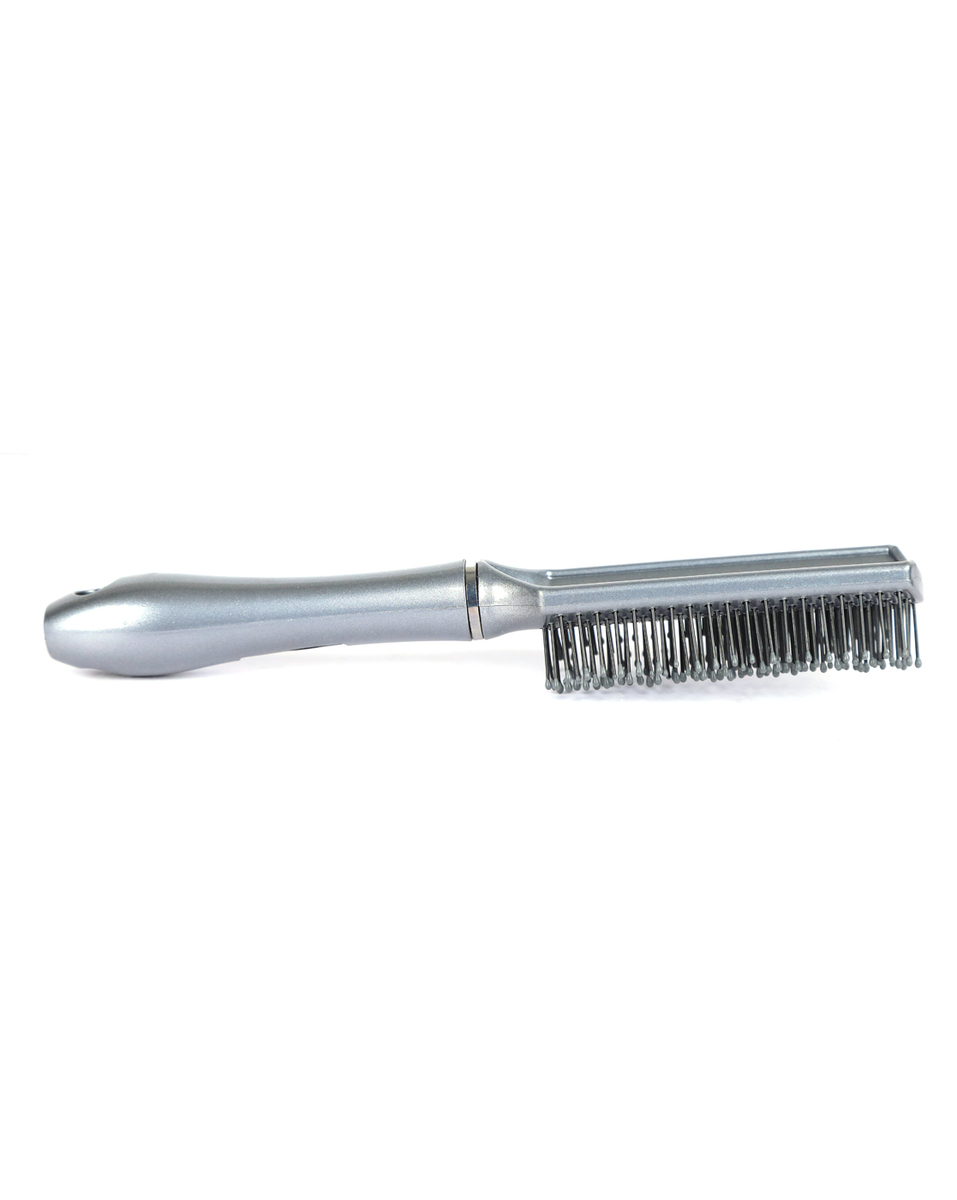 Vega Flat Hair Brush Silver