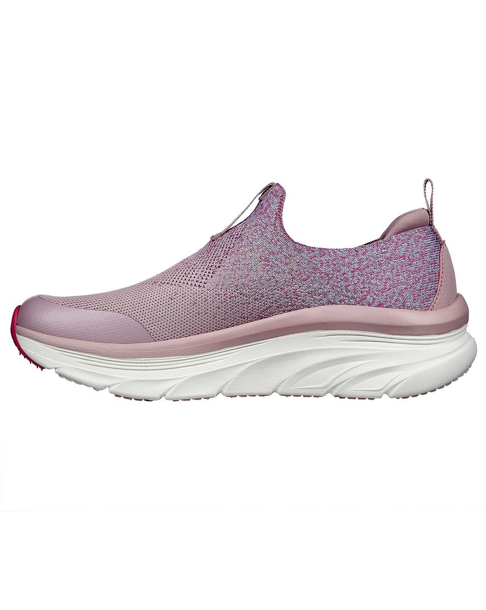 Skechers Ladies Mesh Pink Lace-Up Sports Shoes