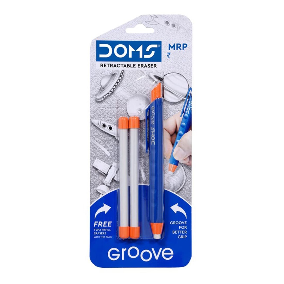 Doms Groove Retractable Eraser 8356
