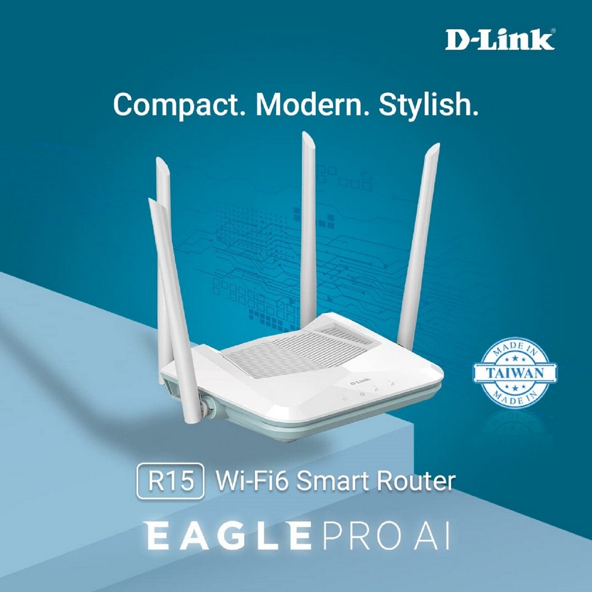 D Link AI WiFi 6 Router R15 Eagle Pro
