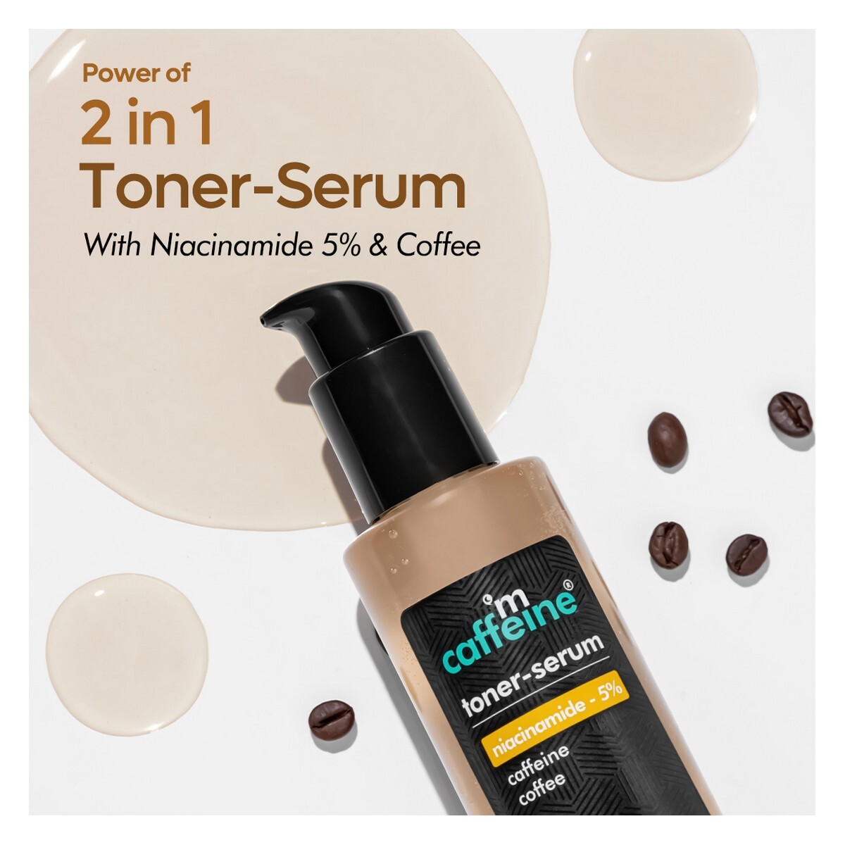 mCaffeine Toner Serum- Niacinamide 5% & Coffee