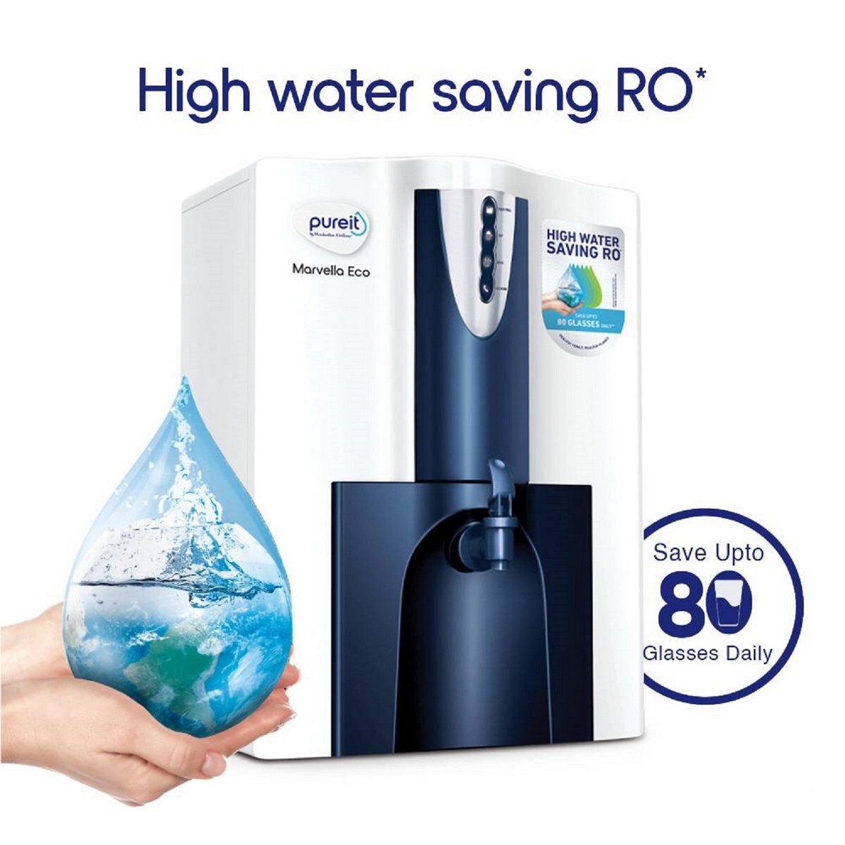 Pureit Water Purifier Marvella ECO RO+UV+MF