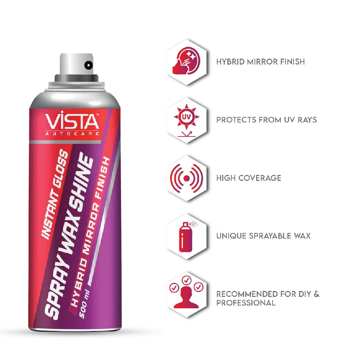 Vista Spray Wax Shine 500ml