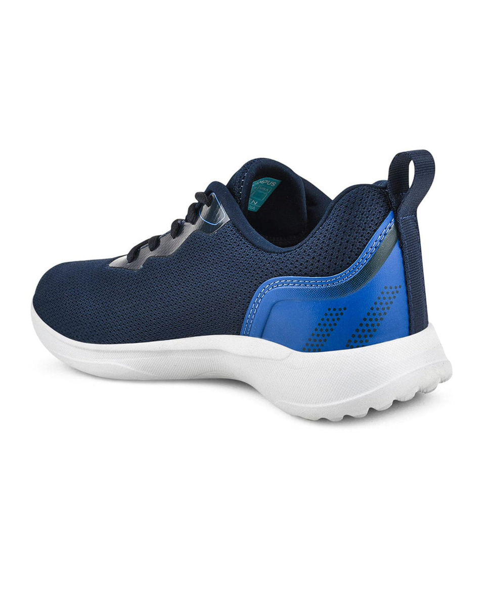 Campus Ladies Mesh Navy Lace-Up Sports Shoes