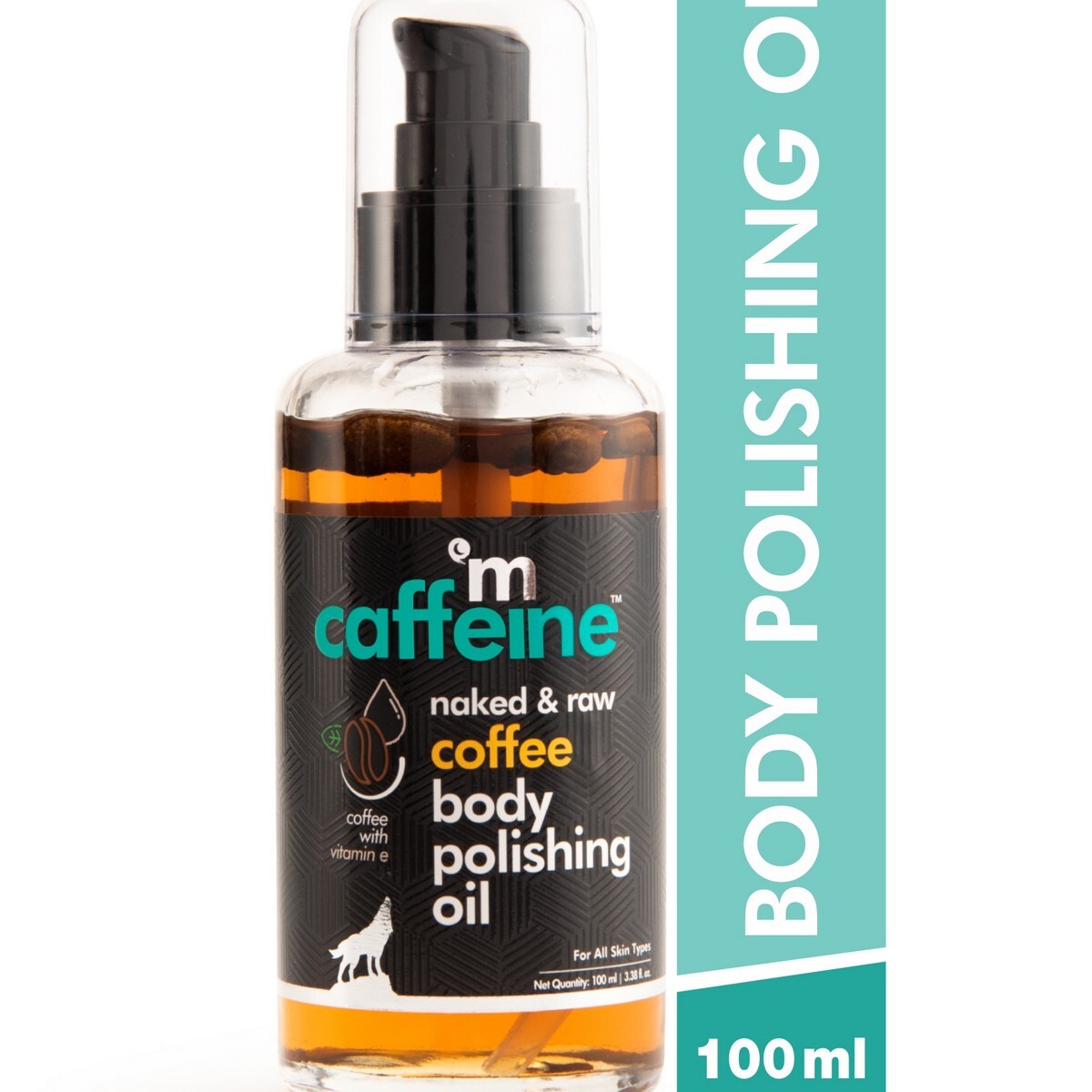 mCaffeine Naked & Raw Coffee Body Polishing Oil (100 ml)