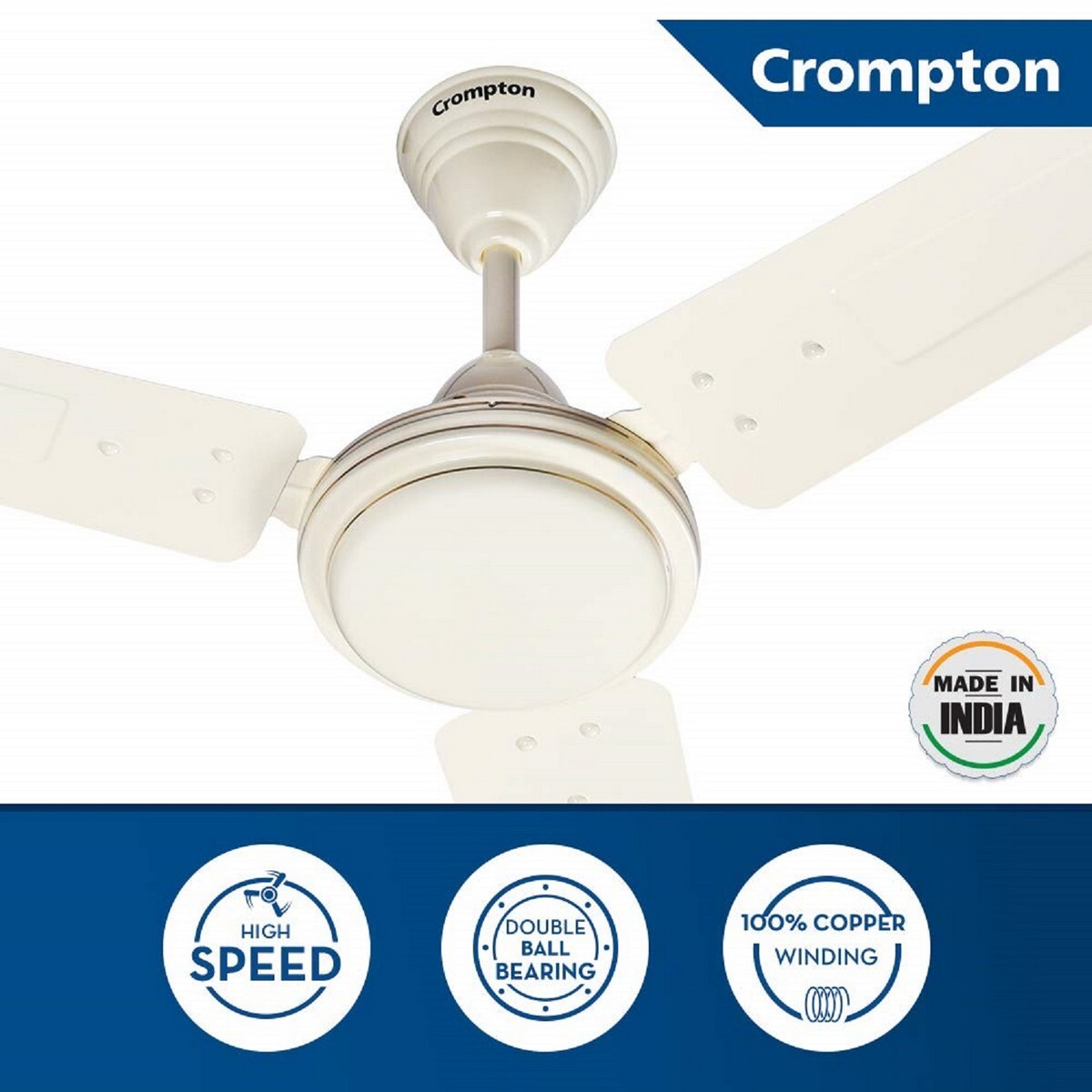 Crompton Ceiling Fan Sea Wind Ivory