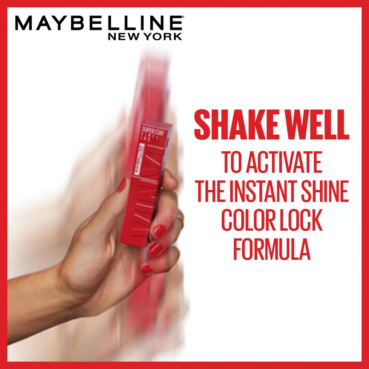 Maybelline Superstay Vinyl Ink Liquid Lipstick, Peachy , High Shine That Lasts for 16 HRs , Enriched With Vitamin E & Aloe