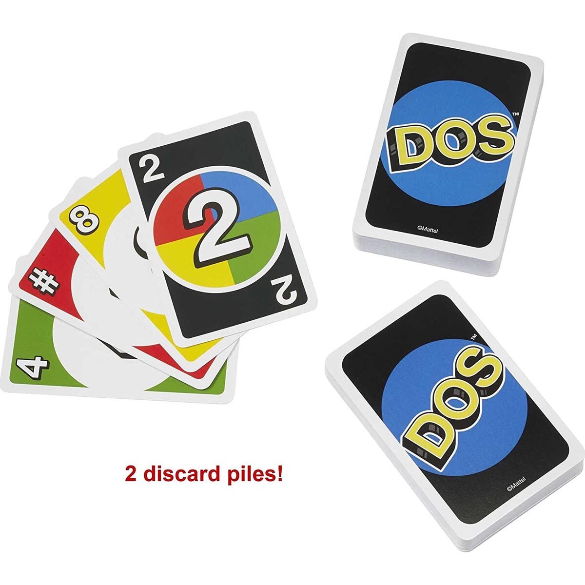 Mattel Uno Dos Card Game-FRM36