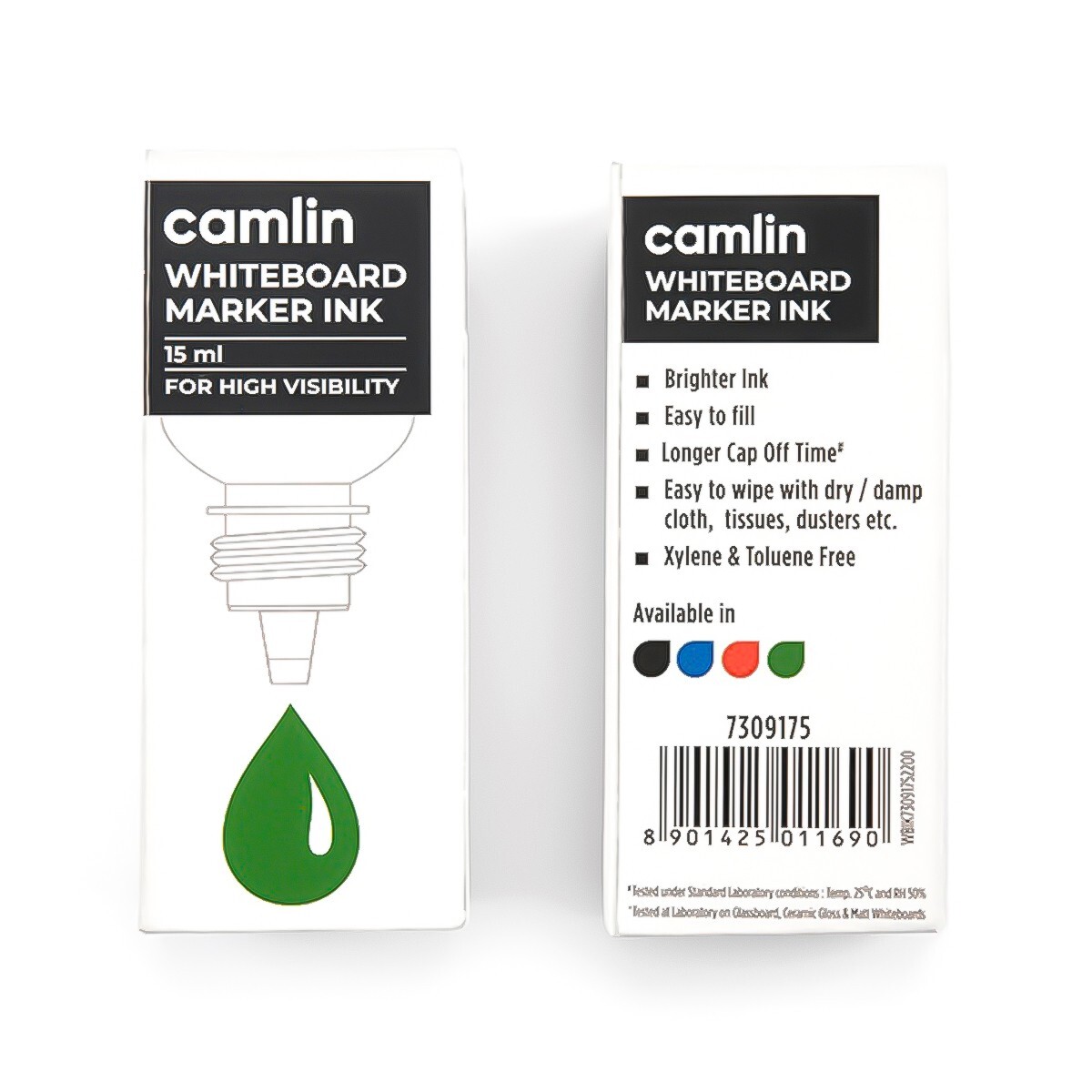Camlin White Board Marker Ink 15ml-Green
