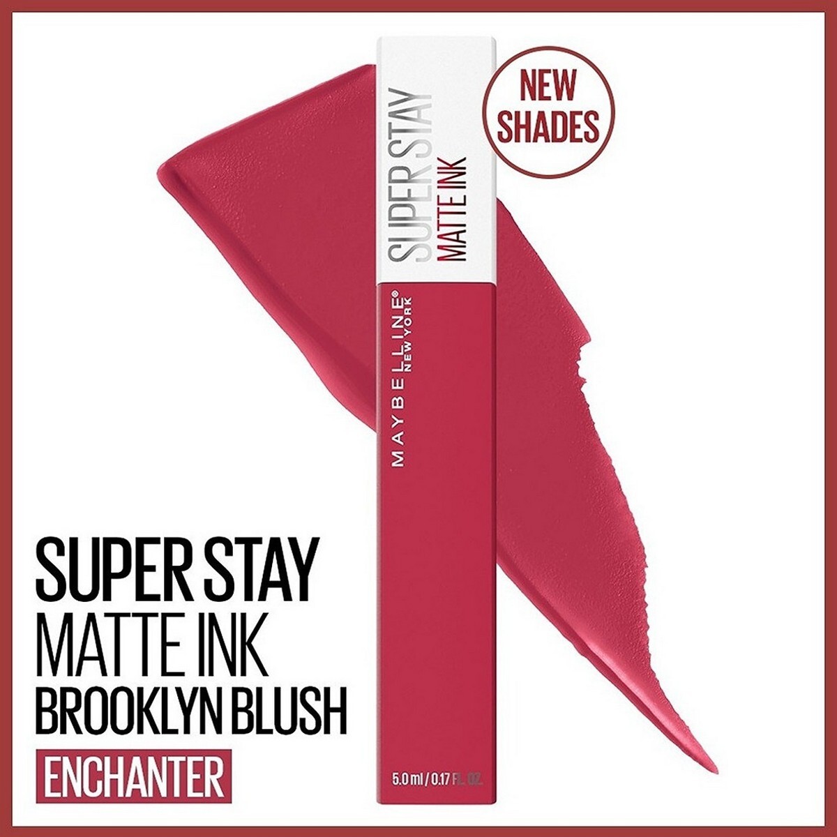 Maybelline Super Stay Matte Ink Brooklyn Blush - Enchanter, 5ml , Liquid Lipstick , Matte Lipstick
