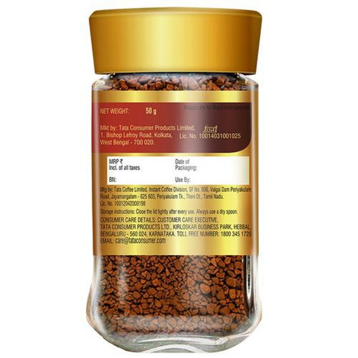 Tata Coffee Gold 100% Pure Jar50G