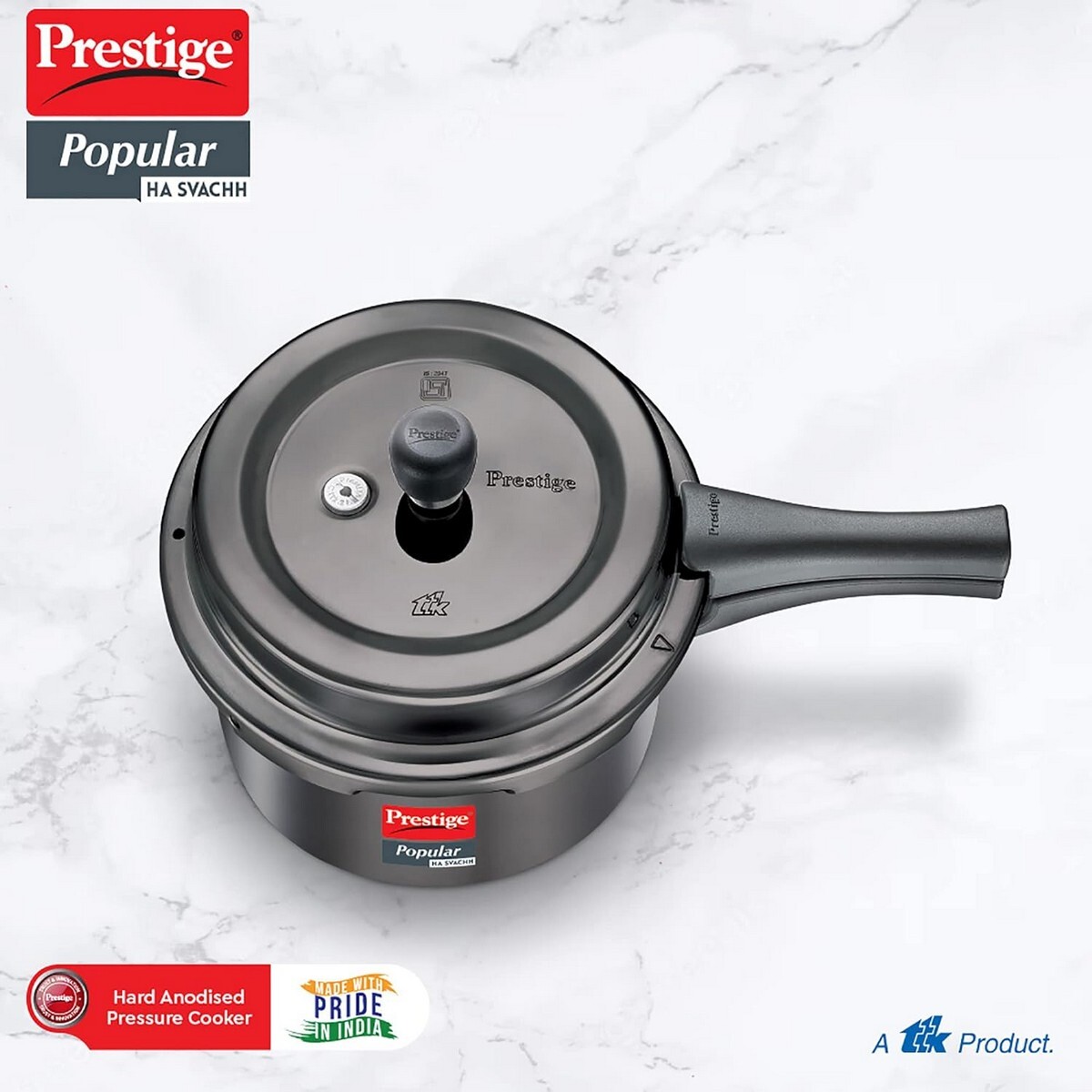 Prestige Hard Anodised Popular Svach Pressure Cookers 5L