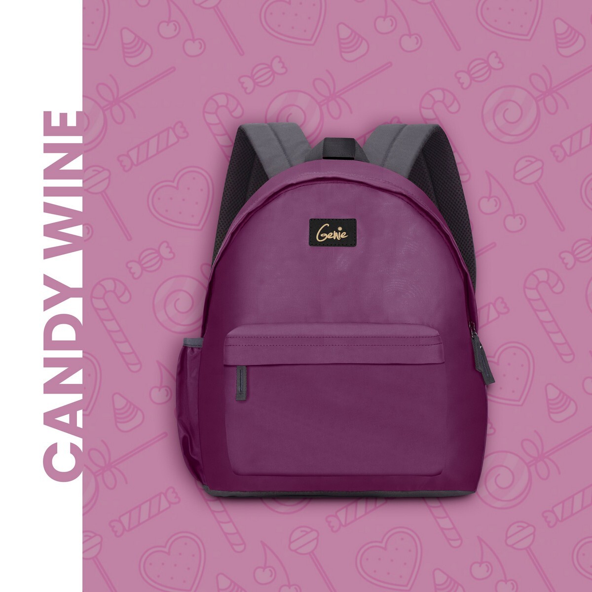 Genie Candy Back Pack 14in Wine